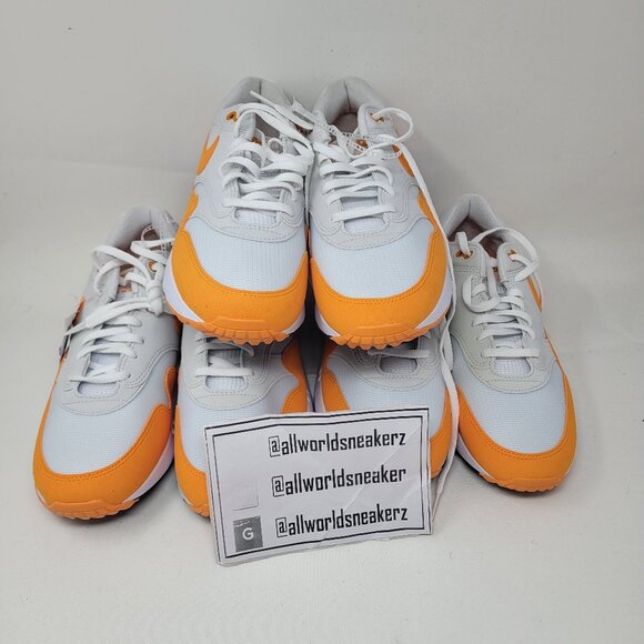Nike Air Max 1 86 OG Golf Shoes Spikeless Bright Ceramic Orange White DV1403-118 - Picture 2 of 16